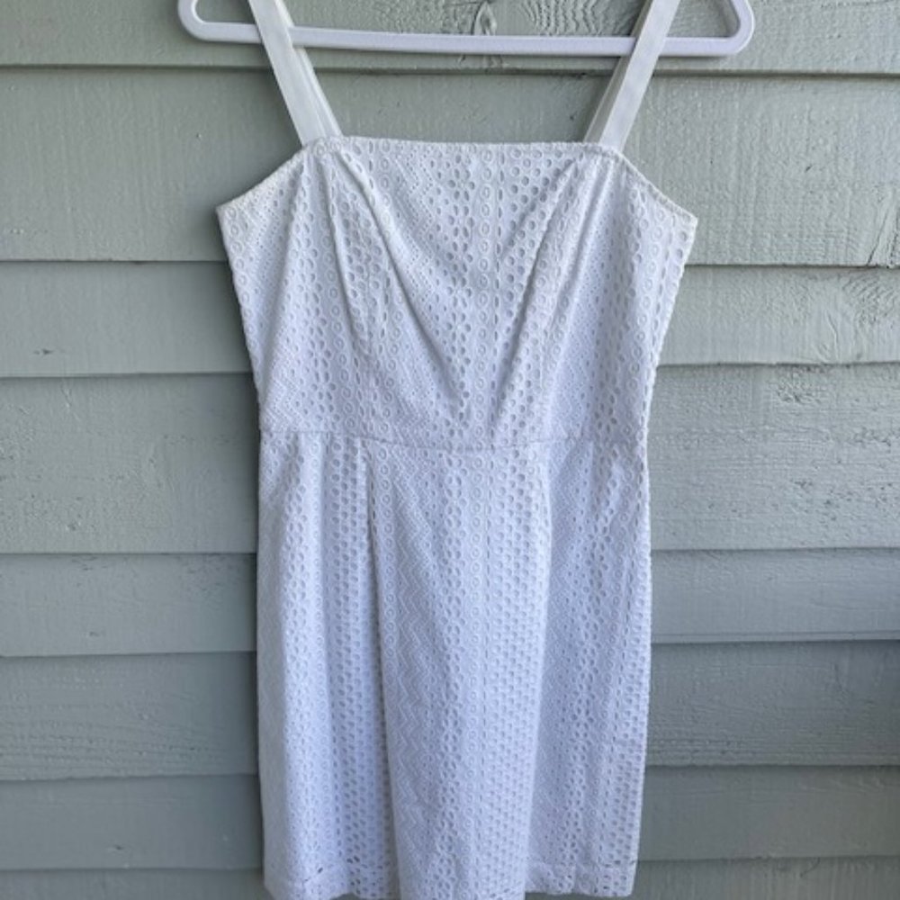 BROOKS BROTHERS EYELET DRESS***OLD MONEY TREND
